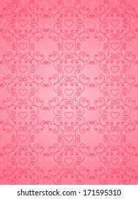 valentines day pink background