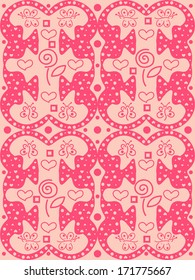 valentines day pink background