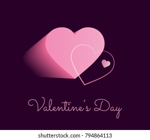 Valentine's Day, Pink hearts