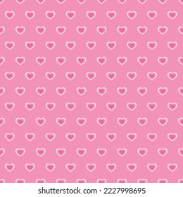 valentine's day, pink hearts retro seamless pattern, groovy 60s, 70s digital paper, hippie background