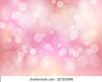 Valentine`s Day pink shines wedding love bokeh abstract background. 