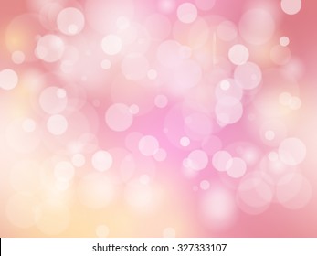 Valentine`s Day pink shines wedding love bokeh abstract background. 