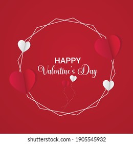 Valentines day Post Poster Design