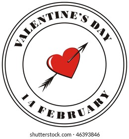  Valentine's day post stamp