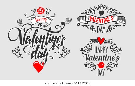 valentine's day postcard with labels