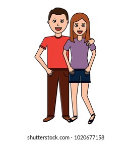 valentines day poster with man and woman tenderly hugging