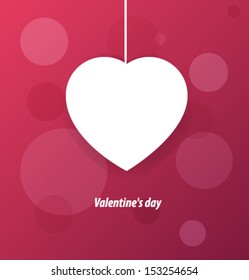 Valentine's day purple flayer.