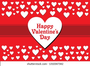 valentine's day/ quotes background/template vector
