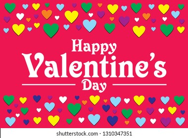 valentine's day/ quotes background/template vector