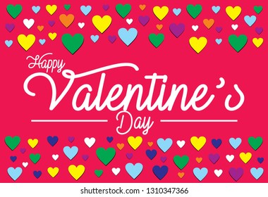 valentine's day/ quotes background/template vector