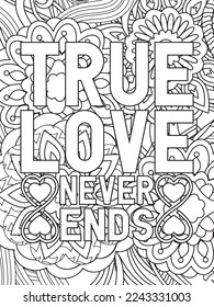 Valentine's day quotes black history month is the Superbowl. Vector Coloring Pages for Adults. Doodle drawing. Design for wedding invitations and Valentine's Day, lettering in the heart love quotes.