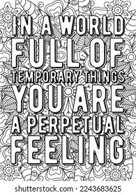 Valentine's day quotes black history month is the Superbowl. Vector Coloring Pages for Adults. Doodle drawing. Design for wedding invitations and Valentine's Day, lettering in the heart love quotes.