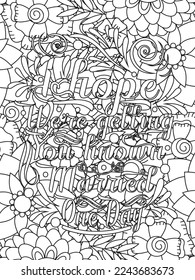 Valentine's day quotes black history month is the Superbowl. Vector Coloring Pages for Adults. Doodle drawing. Design for wedding invitations and Valentine's Day, lettering in the heart love quotes.