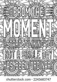 Valentine's day quotes black history month is the Superbowl. Vector Coloring Pages for Adults. Doodle drawing. Design for wedding invitations and Valentine's Day, lettering in the heart love quotes.