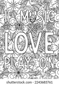 Valentine's day quotes black history month is the Superbowl. Vector Coloring Pages for Adults. Doodle drawing. Design for wedding invitations and Valentine's Day, lettering in the heart love quotes.