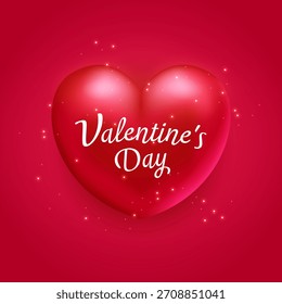 San Valentín. Corazones realistas. Diseño de Vector. Plantilla para tarjetas, Anuncios, carteles y más.