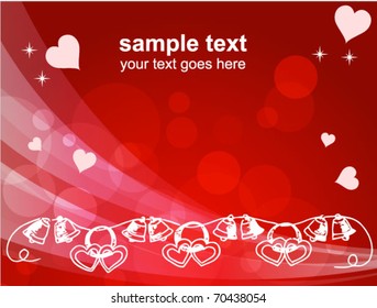 valentine's day red background