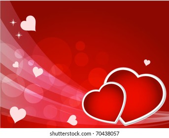 fondo rojo del día de San Valentín