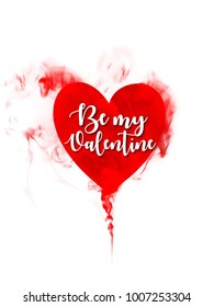 Valentines Day  red Background With Hearts