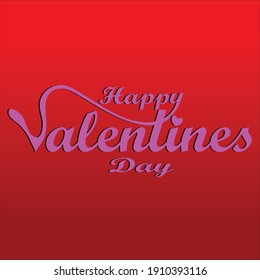 Valentines Day Red Backgrounds Pink Letters