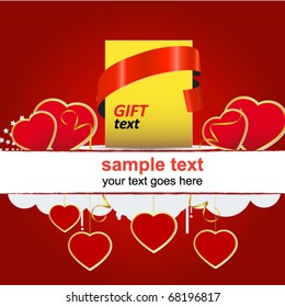 valentine's day red header
