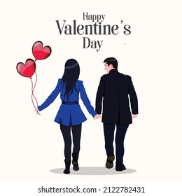 Valentine's day,  red and pink hearts, love time, romantic background, creative banner, web poster, greeting cards. Vector illustration