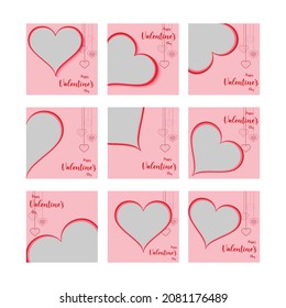 valentines day red and pink post design part three