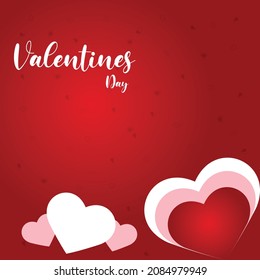 valentines day red and pink post design part nine