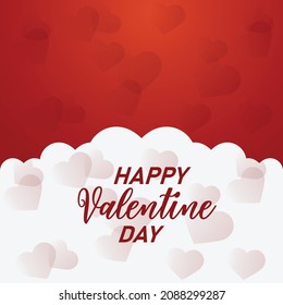 Valentinstag, rot und rosa Post Design Teil 33