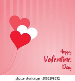 Valentinstag, rot und rosa Post Design Teil 22