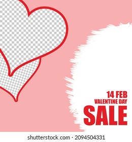 valentines day red and pink post design background design template design front page design part eighty one