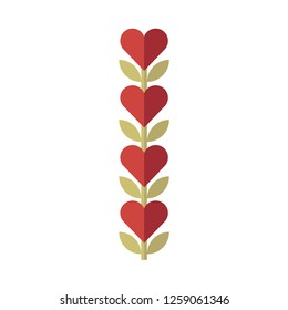 valentines day  red rose illustration