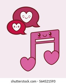 valentines day related kawaii style icon image vector illustration design 