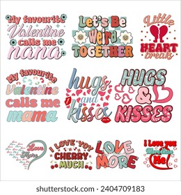 Valentine's Day Retro Design Bundle