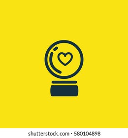 Valentine's day. Romantic design elements isolated. Thin line version. Vector illustration. Heart icon