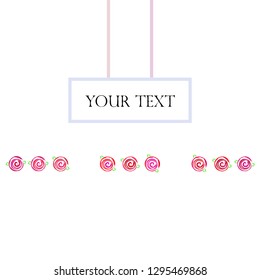 Valentine's Day, rose, flower, greeting card, vector background