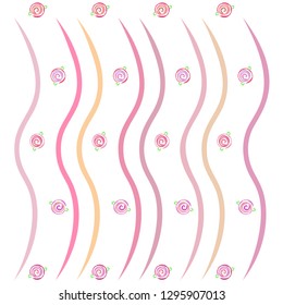 Valentine's Day, rose, flower, greeting card, vector background
