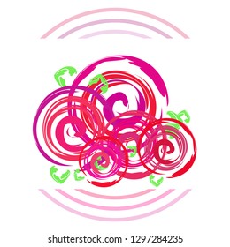 Valentine's Day, rose, flower, greeting card, vector background