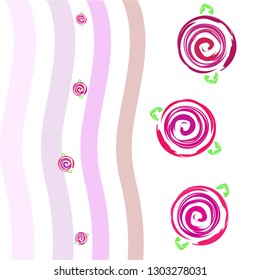 Valentine's Day, rose, flower, greeting card, vector background
