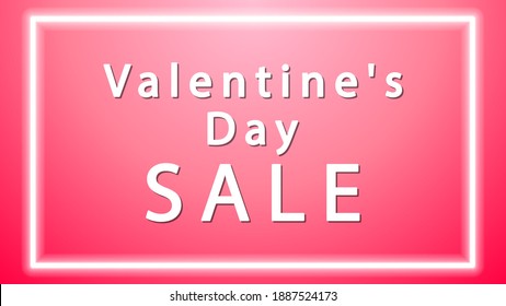 Valentine's Day Sale 50% off Poster or banner with many  hearts and on red background.Promo Web Banner for Valentine's Day Sale.Valentines Heart sale tags. Shop market poster design. eps 10