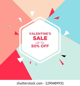 Valentines Day Sale Background