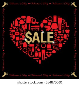 valentines day sale background