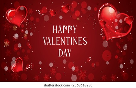 Valentine's day sale background with balloon and red paper cut. Can be used for wallpaper, flyers, invitation, posters, brochure, banners. Vector illustration..........................