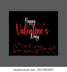 Valentines day sale background with balloons heart pattern. Vector illustration. Wallpaper, flyers, invitation, posters, brochure, banners.