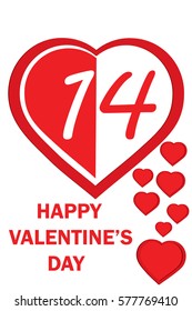 Valentines day sale background with balloons heart pattern. Vector illustration. Wallpaper, flyers, invitation, posters, brochure, banners.