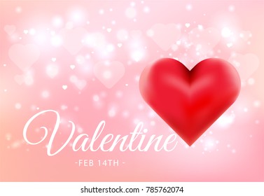 Valentines day sale background with balloons heart pattern. Vector illustration. Wallpaper, flyers, invitation, posters, brochure, banners.