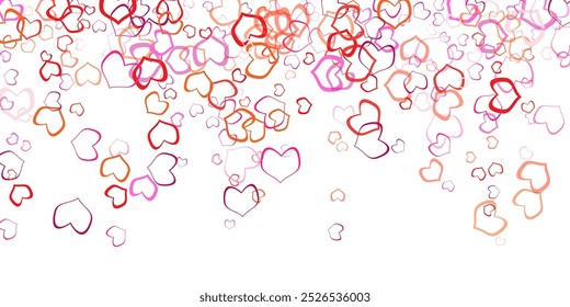 Valentines day sale background with heart. Vector illustration. Wallpaper.  Magic fantasy girly gradient. Cartoon vector romantic illustration.