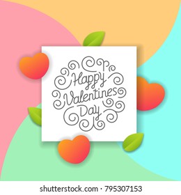 Valentines day sale background with heart shape. Vector illustration. Concept for flyers, invitation, posters, brochure, banners, wallpaper. Love, background. Valentines day couple illustration.