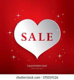 valentine's day sale banner