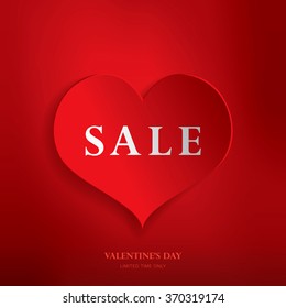 valentine's day sale banner